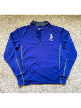 Nike Golf Palmer Chiropractic Therma-FIT Men's XL Purple 1/4 Zip Fleece Pullover